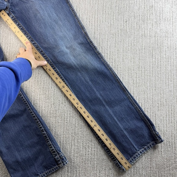 Ariat Work FR Jeans M4 Low Rise Bootcut Men's Size 34x36 Blue Denim - Picture 7 of 8